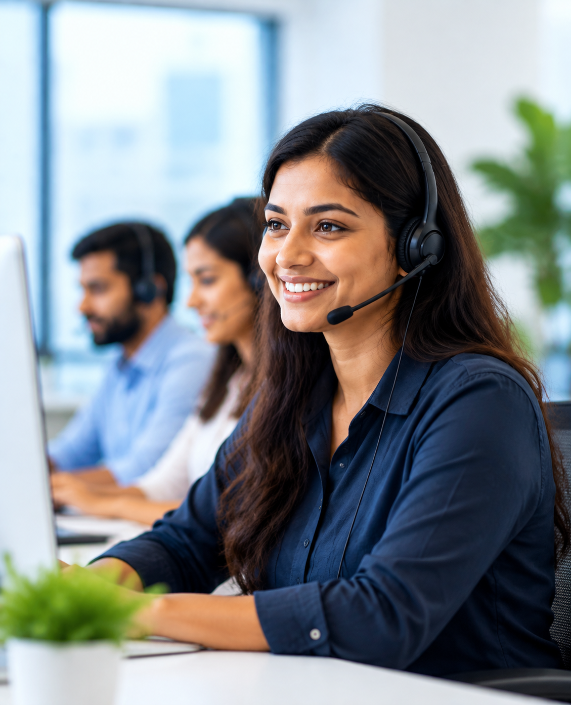 Home care agency back office support team helping with billing and operations